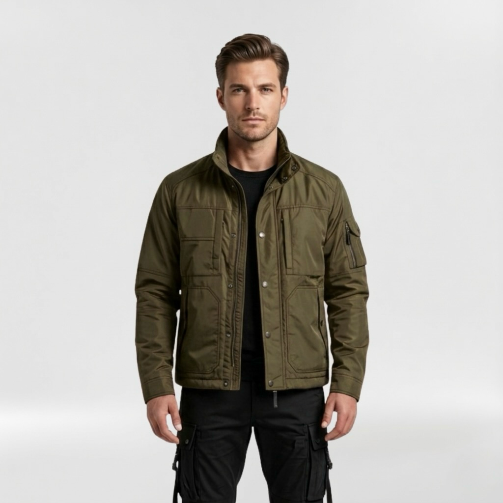 Crimson Vanguard Utility Jacket