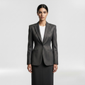 Sculpted Executive Tailored Blazer