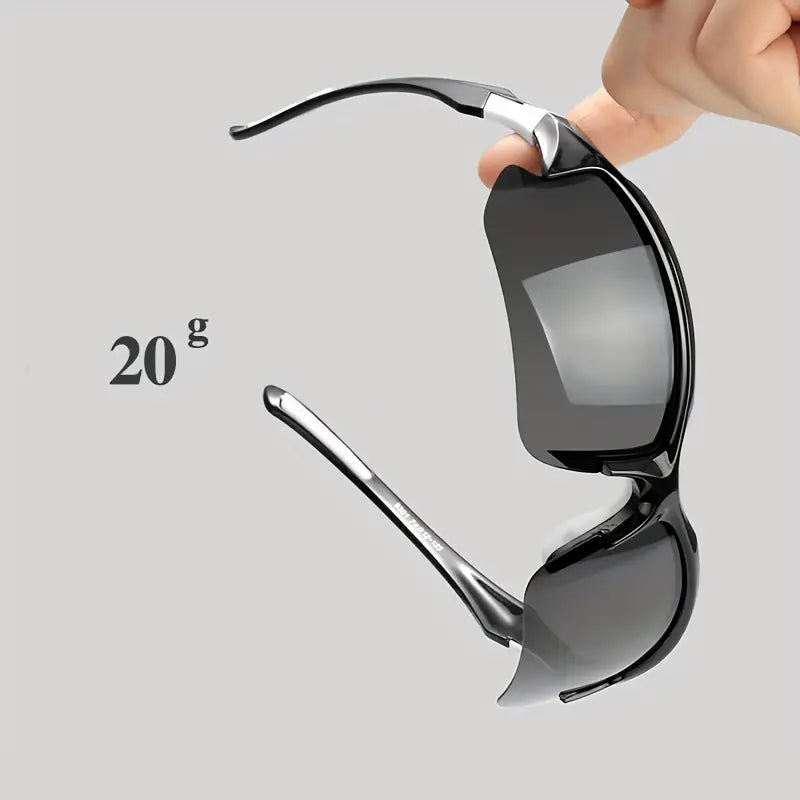 Polarized Men's Sports Sunglasses with UV Protection for Summer