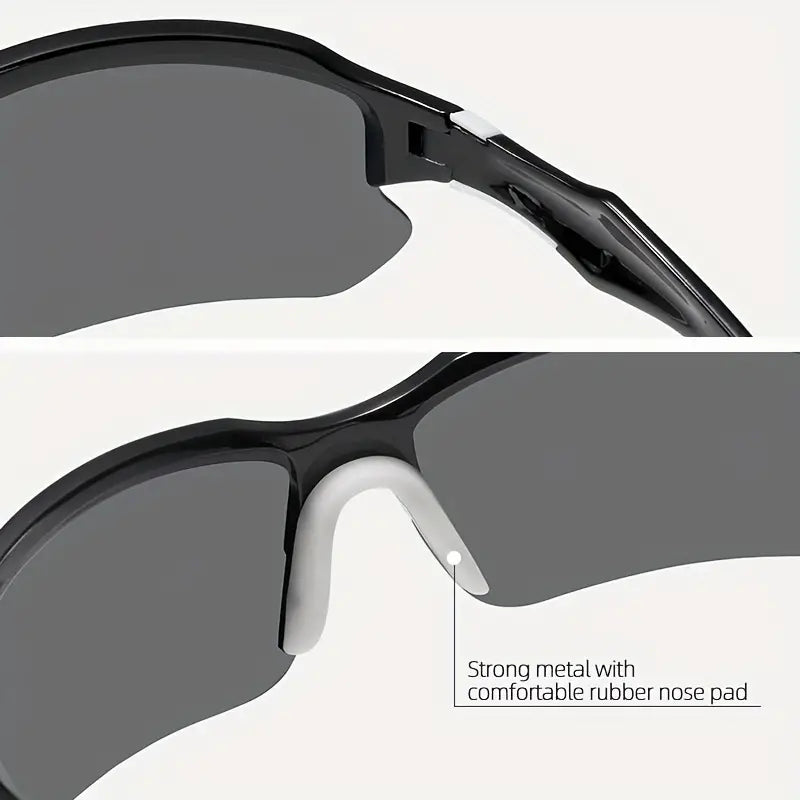 Polarized Men's Sports Sunglasses with UV Protection for Summer